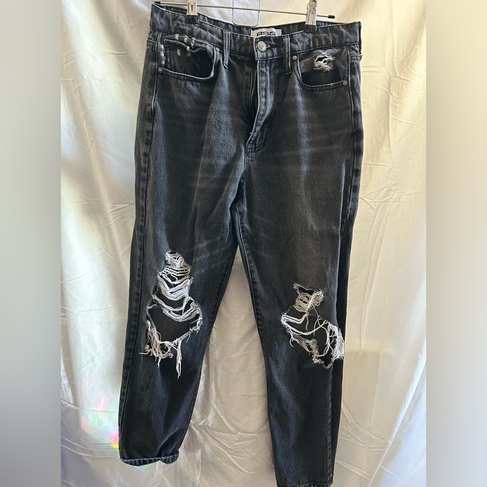 Faded Black Ripped RSQ Jeans